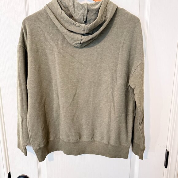 2 of BUFFALO David Bitton Women's Black & Dark Green Hoodies Sweater Sz. Large - Picture 9 of 12